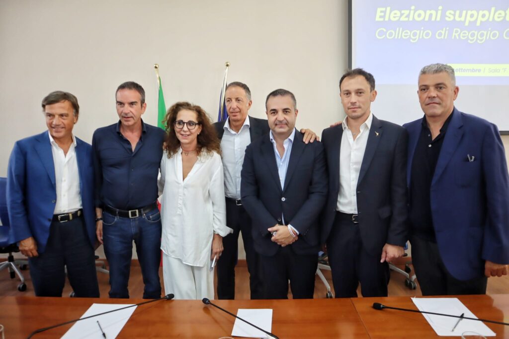 coalizione centrodestra calabrese in presentazione roscioli