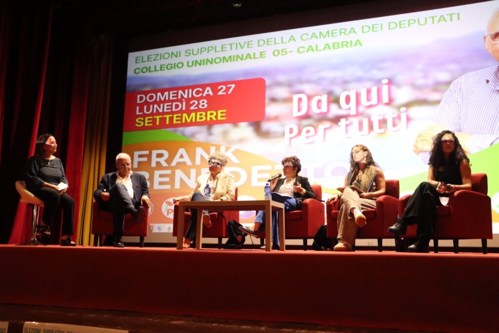 comizio chiusura campagna elettorale suppletive frank benedetto 25 settembre 2026