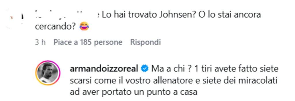 commento armando izzo contro palermo e inzaghi