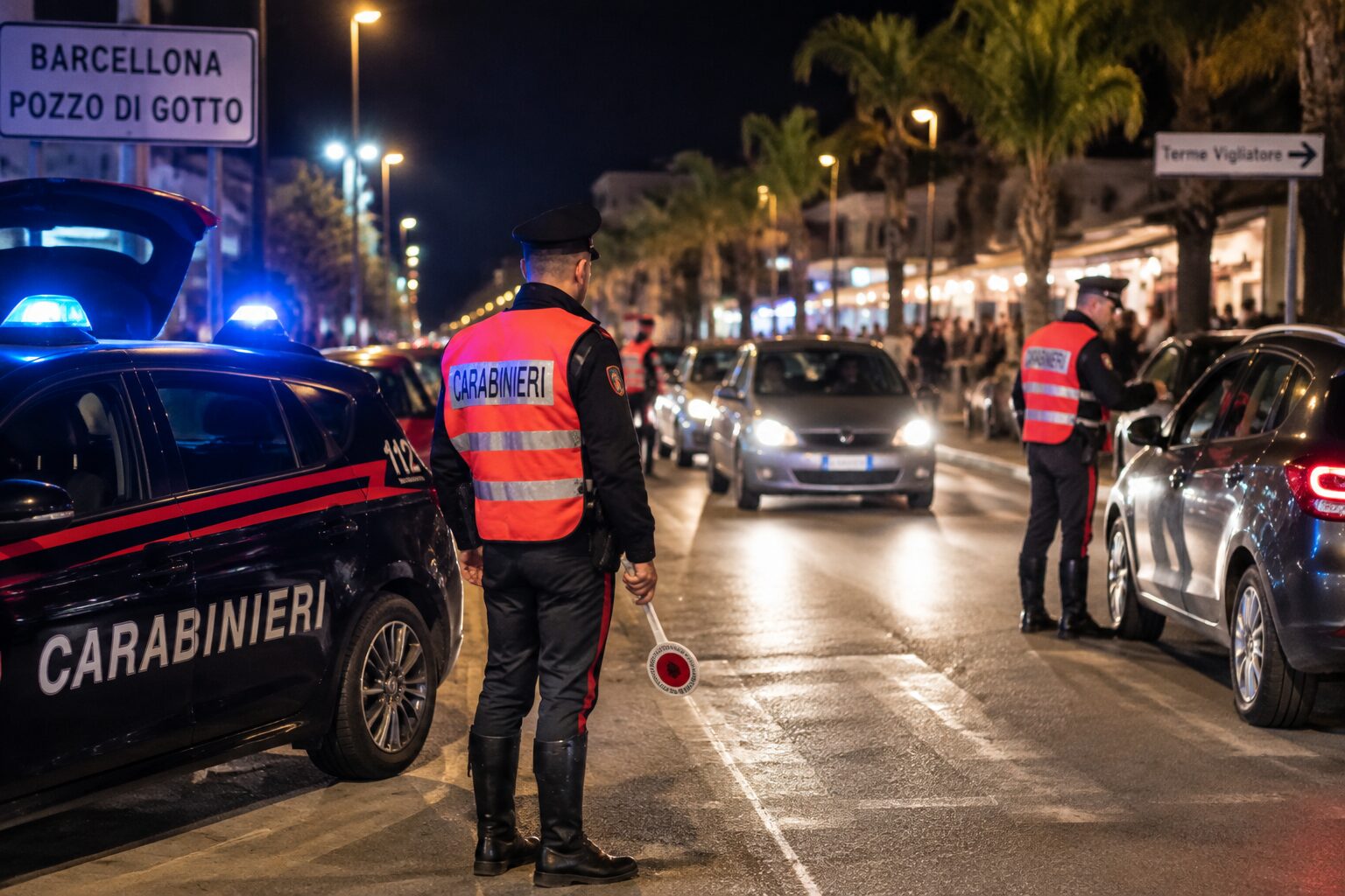 controlli carabinieri Barcellona