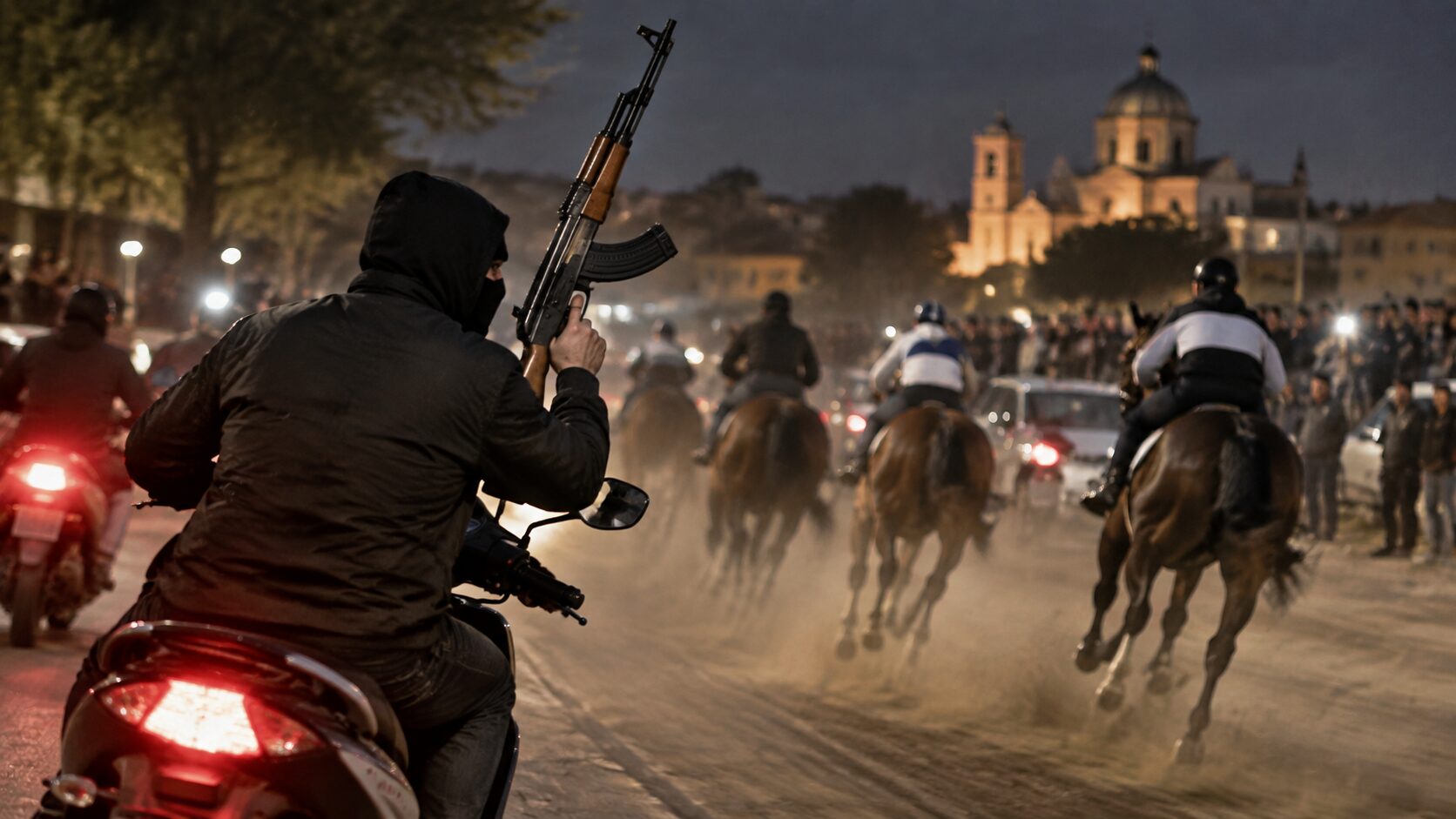 corsa clandestina cavalli