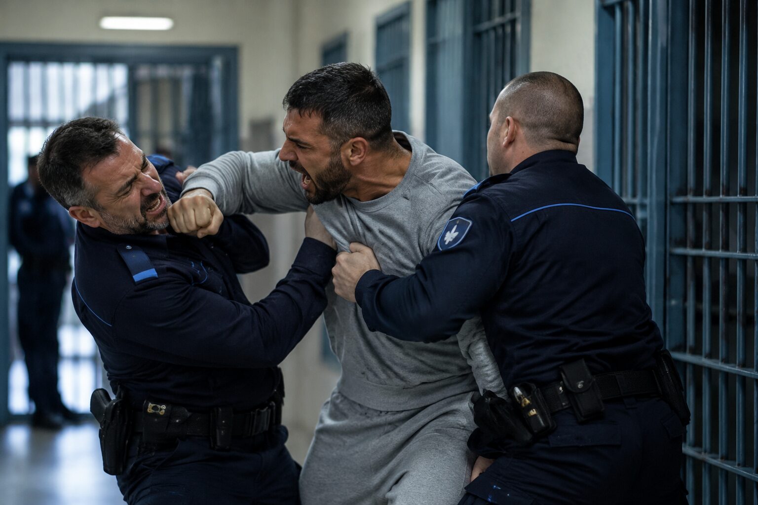 detenuto aggredisce poliziotti penitenziari in carcere
