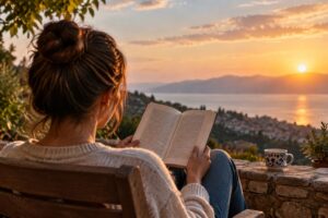 donna che legge lettura
