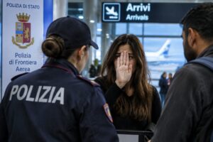 donna salvata polizia