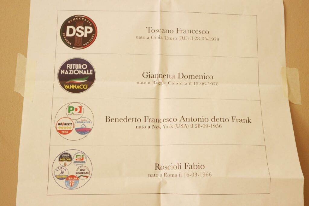 elezioni suppletive reggio calabria 2026 i candidati