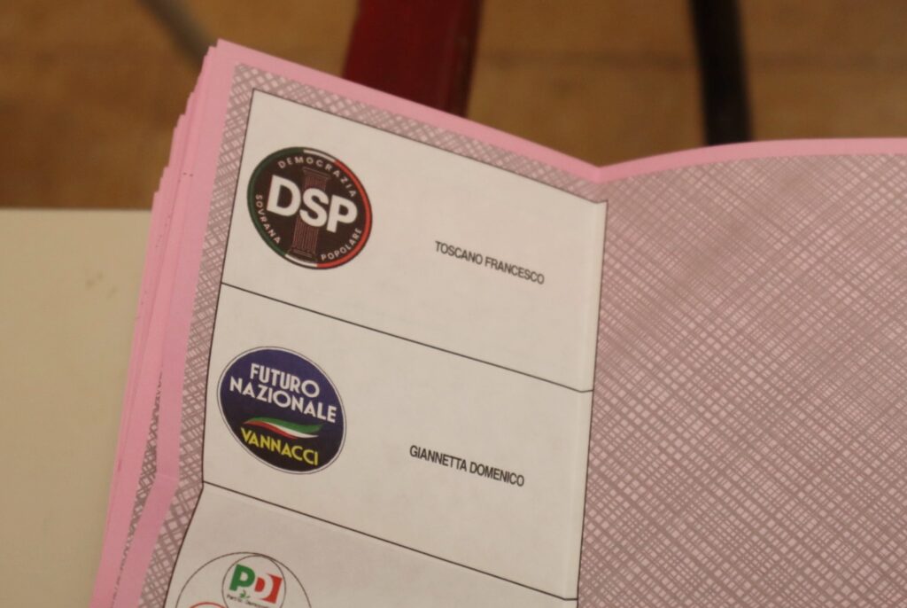 elezioni suppletive reggio calabria scheda elettorale 27 settembre 2026