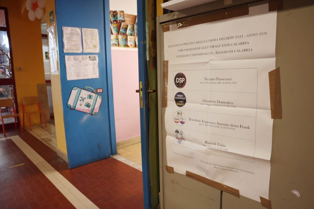 elezioni suppletive reggio calabria seggio elettorale 27 settembre 2026