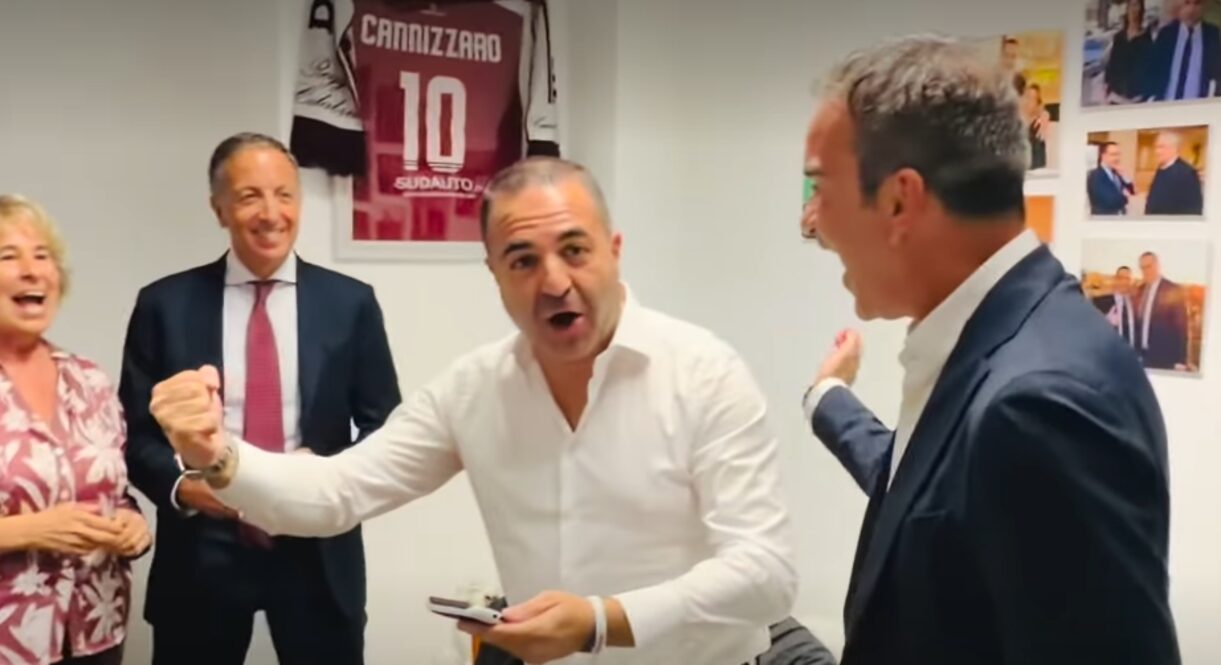 esultanza cannizzaro e occhiuto per vittoria roscioli