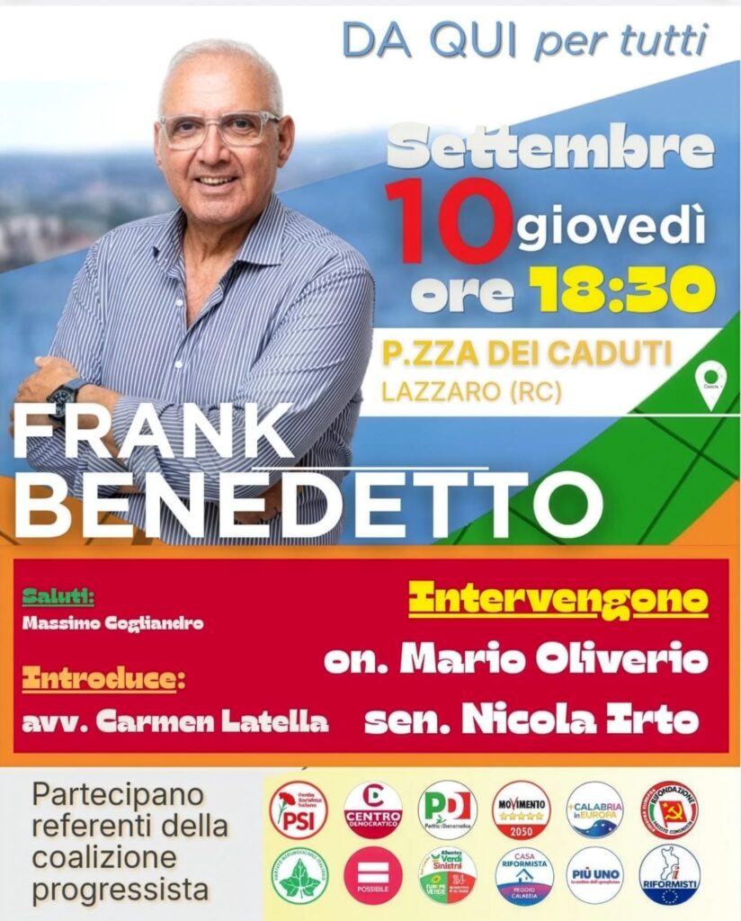 evento con frank benedetto a lazzaro