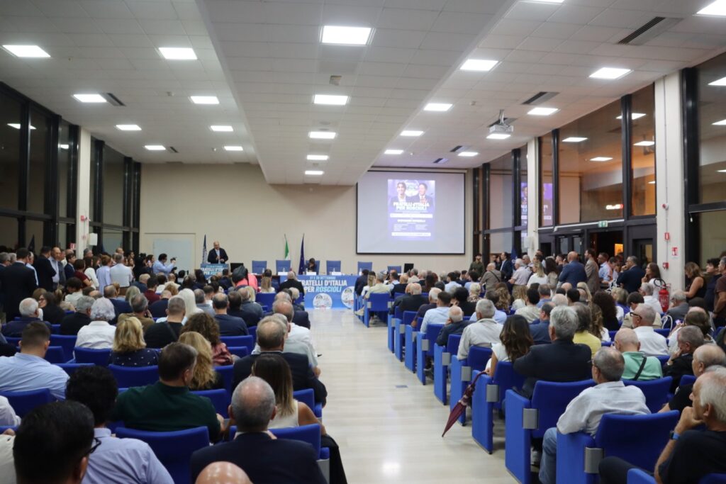 evento fratelli d'italia per fabio roscioli con donzelli a reggio calabria 19 settembre 2026