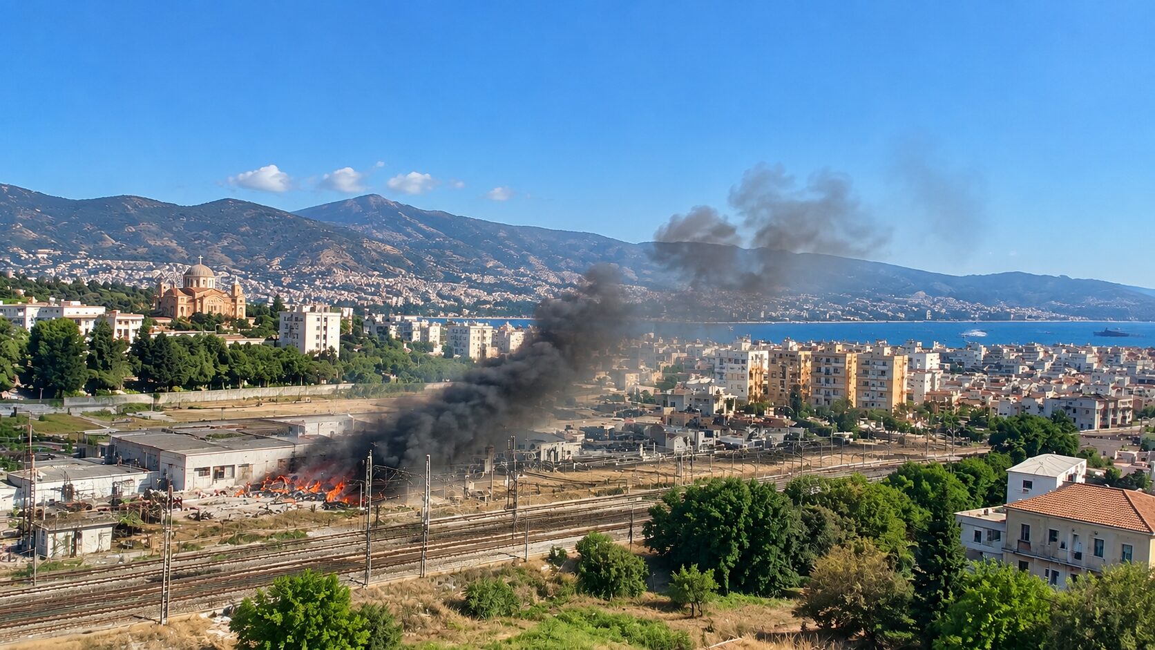 incendio messina