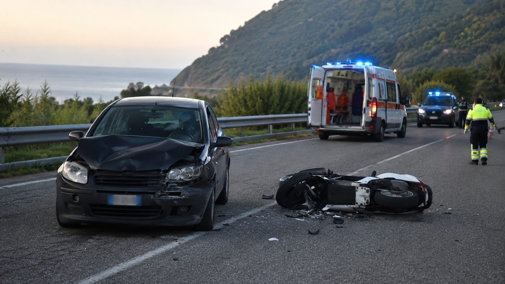 incidente auto moto