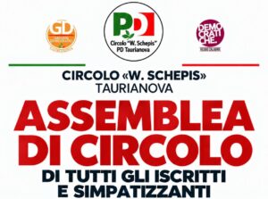 locandina assemblea di circolo PD