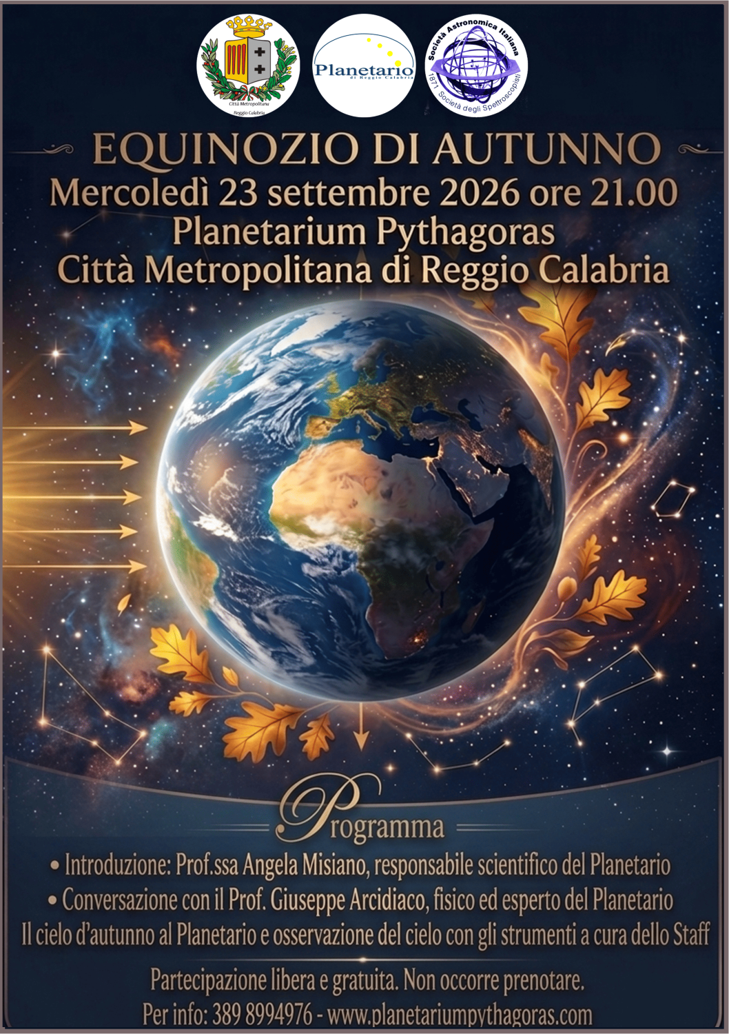 locandina equinozio autunno 2026