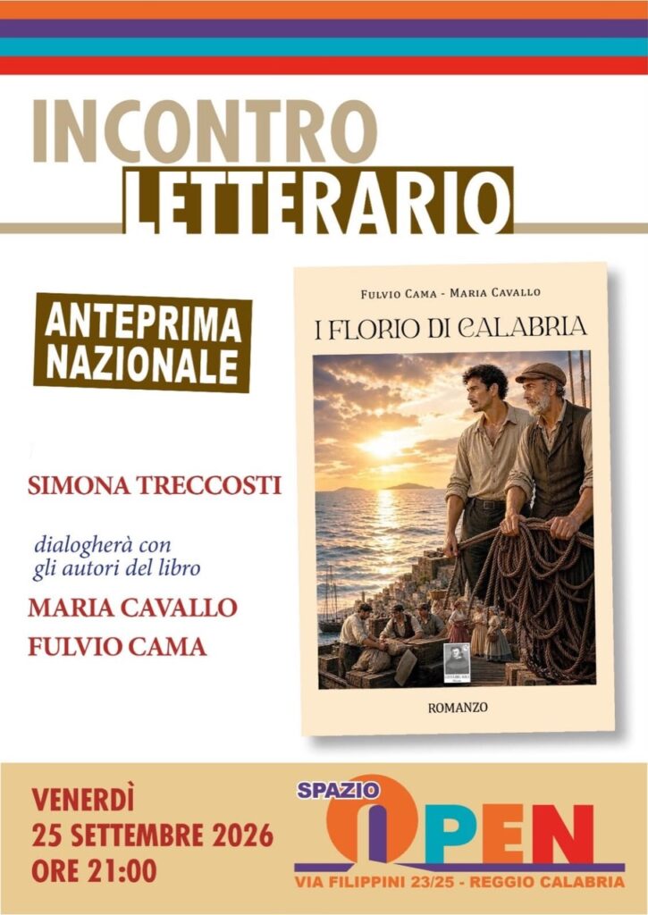 locandina presentazione su incontro i florio di calabria