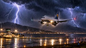 maltempo aereo