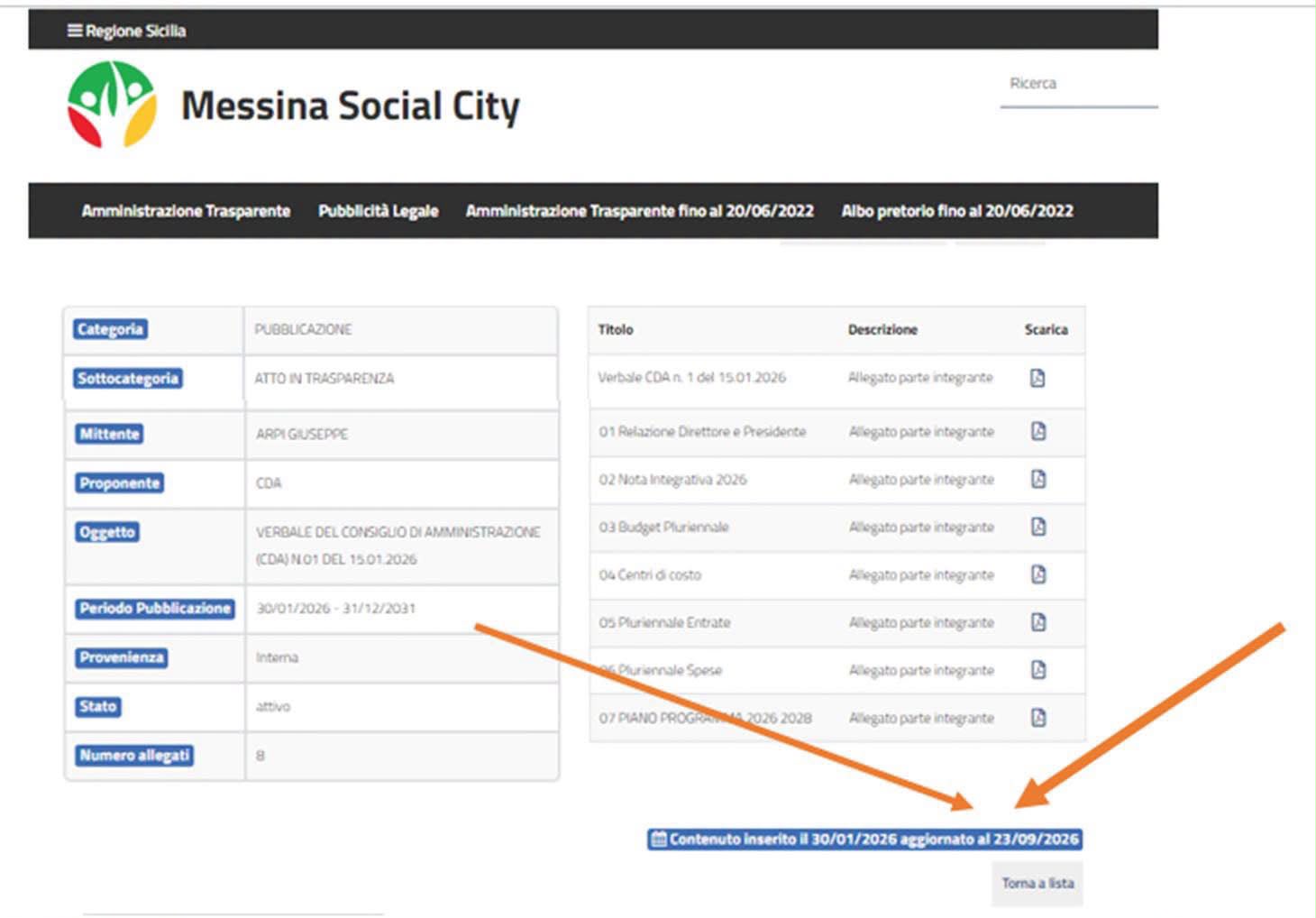 messina social city