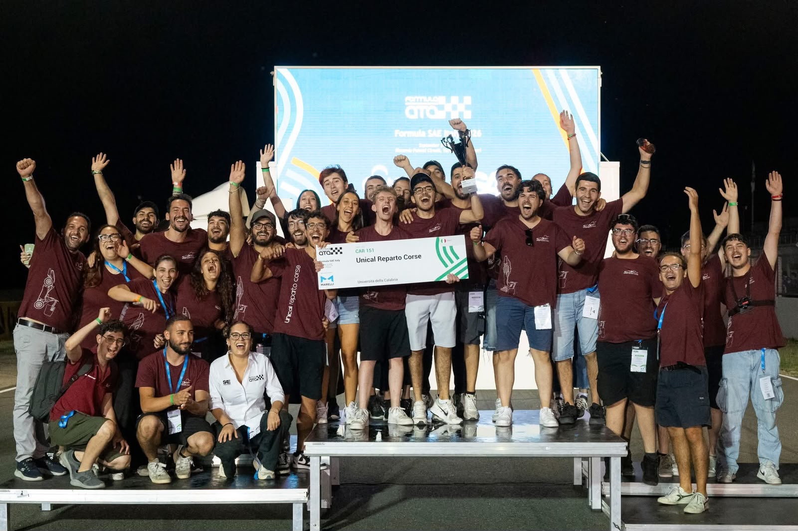premiazioni Unical Reparto Corse 2026