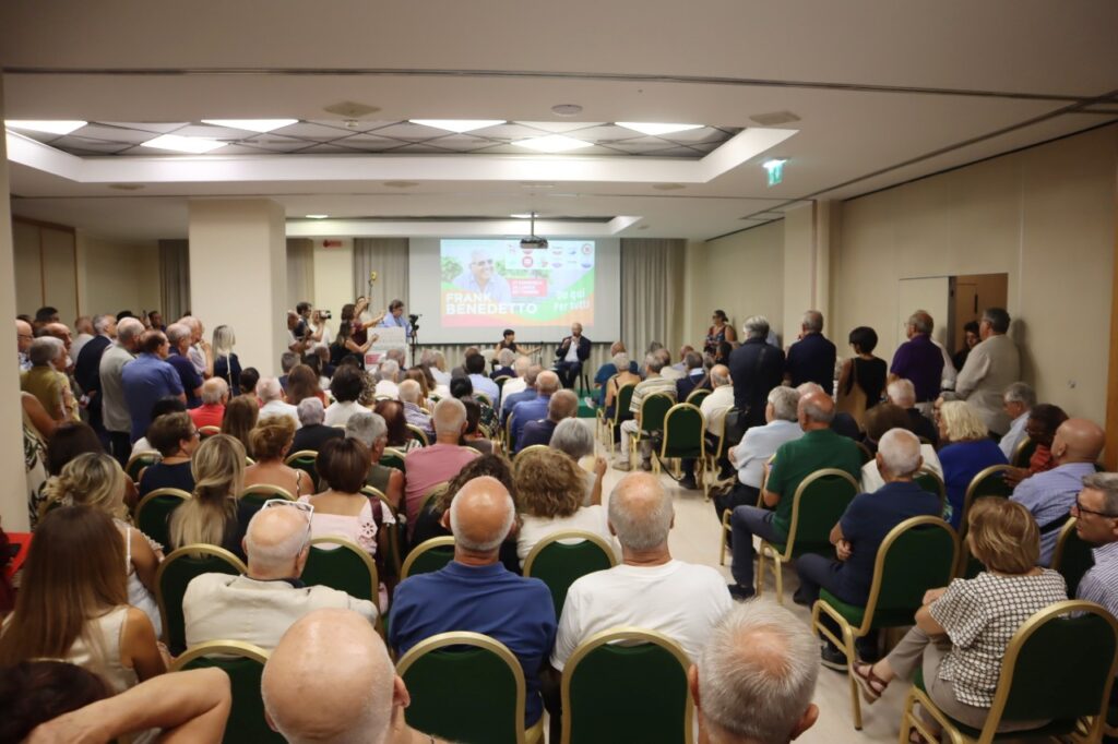 presentazione Frank Benedetto candidatura suppletive di Reggio Calabria