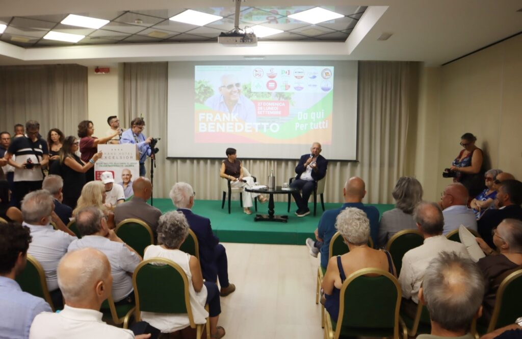 presentazione Frank Benedetto candidatura suppletive di Reggio Calabria