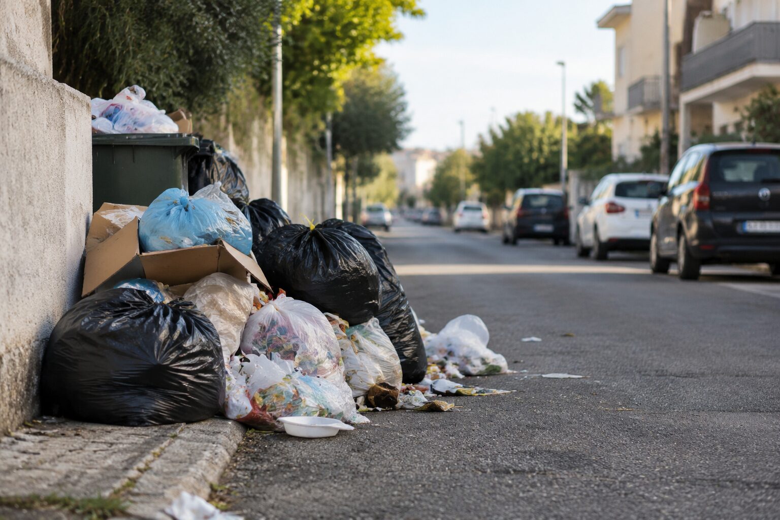 rifiuti abbandonati