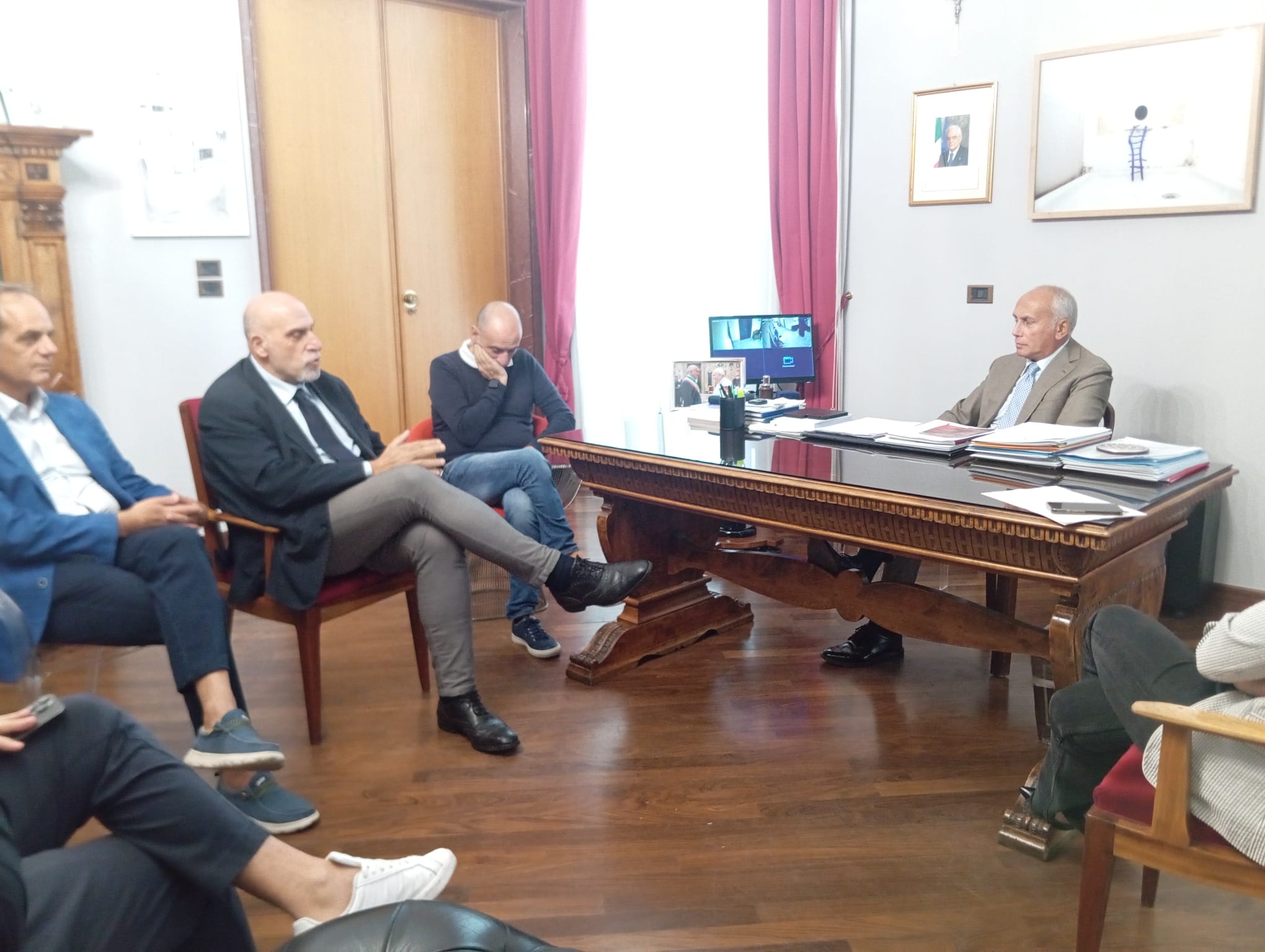 riunione Caruso Vercillo TPL Amaco