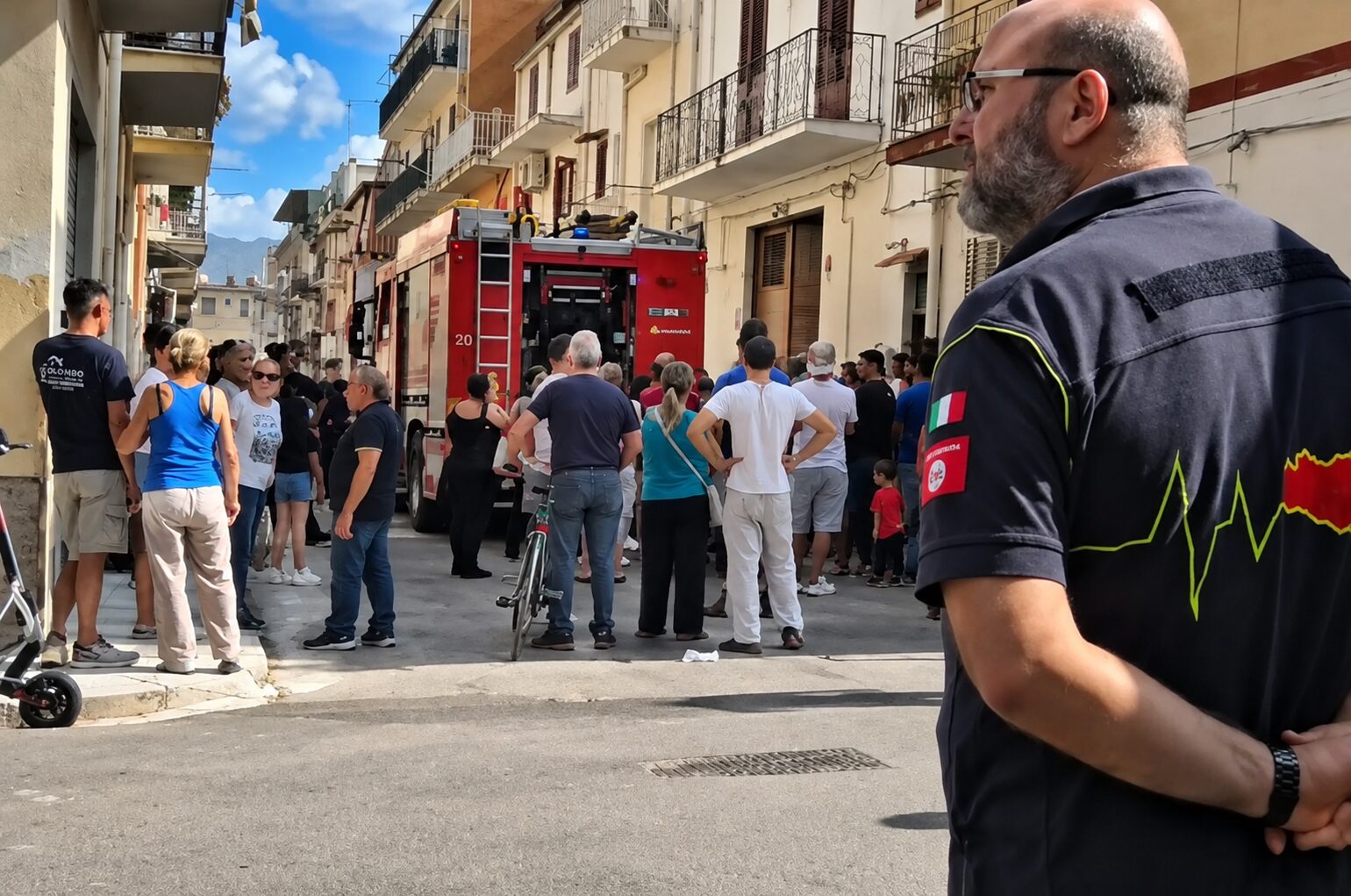 soccorso in strada vigili del fuoco