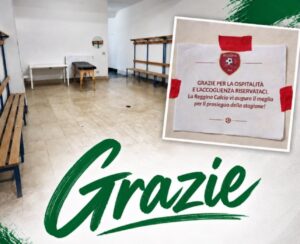 spogliatoio vigor lamezia lasciato pulito dalla Reggina