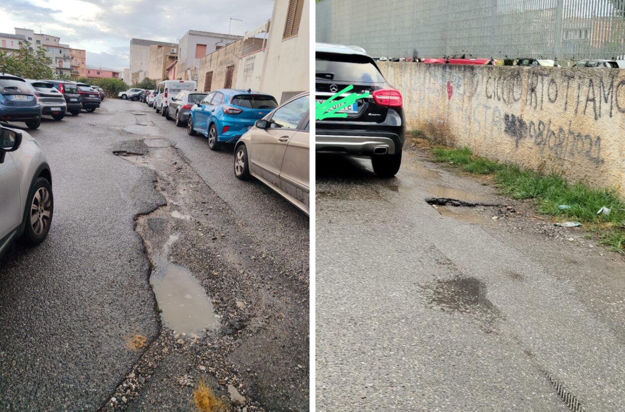 Reggio Calabria, “cratere” davanti alla Circoscrizione: “la strada di Ravagnese 