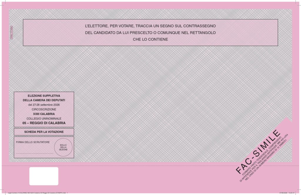 suppletive-camera-2026-05-reggio-di-calabria-fac-simile-scheda-elettorale