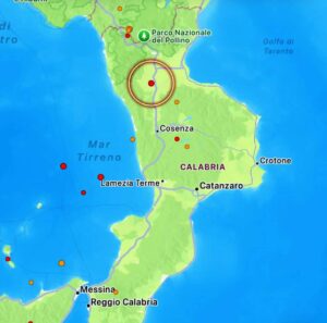 terremoto cosenza