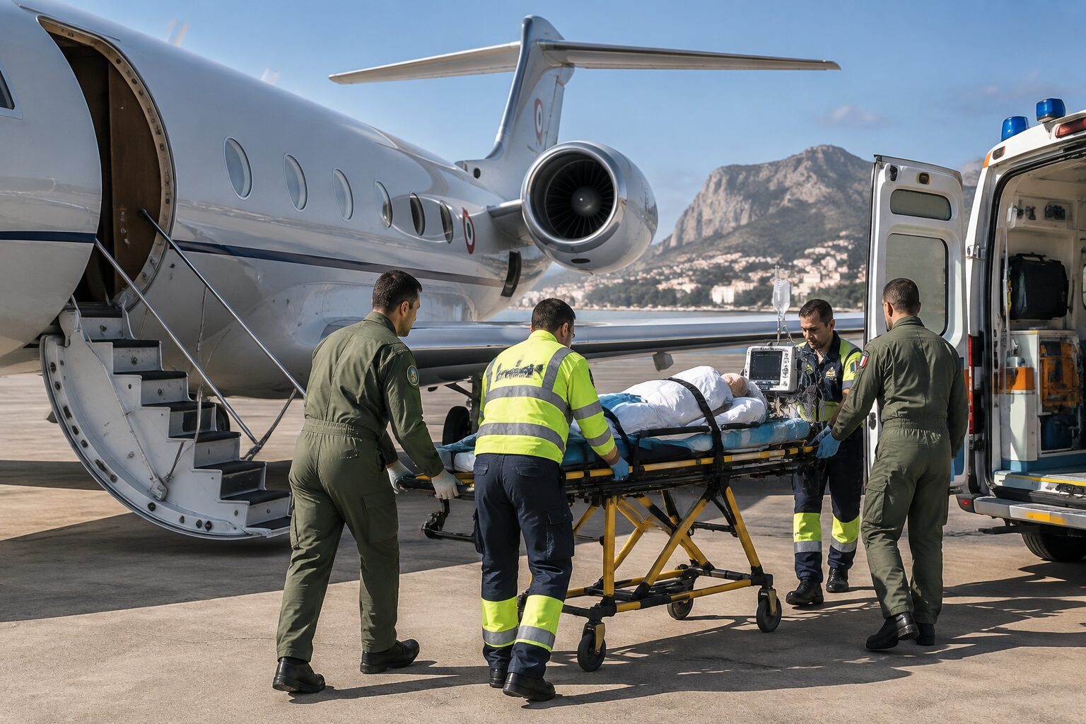trasporto sanitario aeronautica