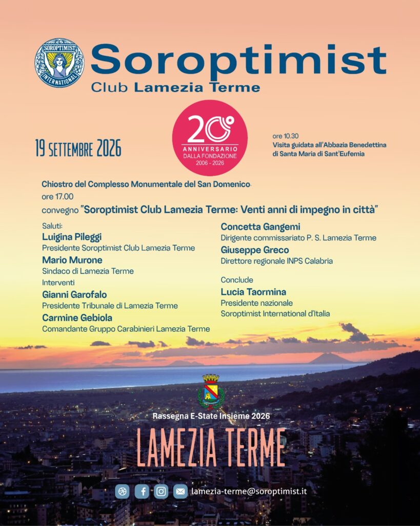 ventennale Soroptimist Club Lamezia Terme