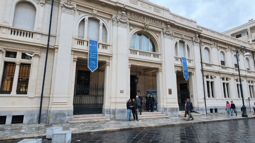 100 anni palazzo Banca d'Italia Reggio Calabria