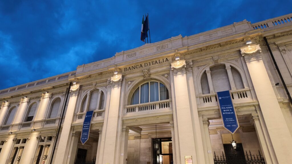 100 anni palazzo Banca d'Italia Reggio Calabria