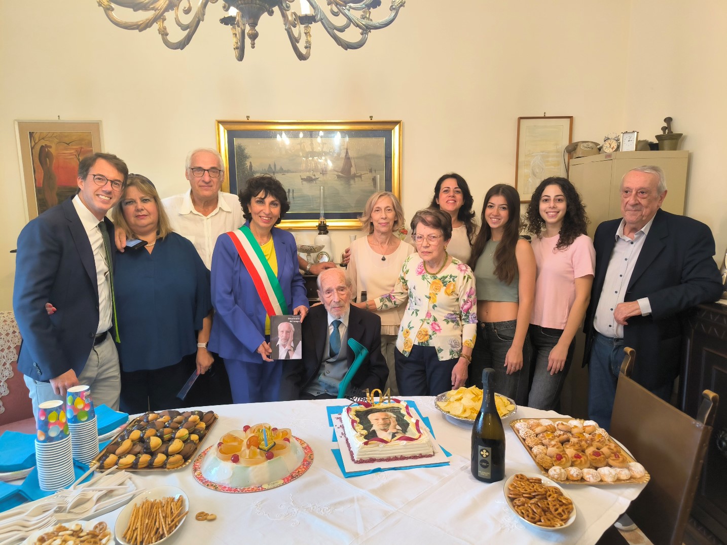 104 anni del professore Giuseppe Campagna