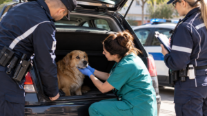 Cane nel cofano
