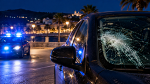 Vetro auto rotto
