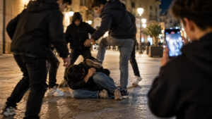 Aggressione tra giovani