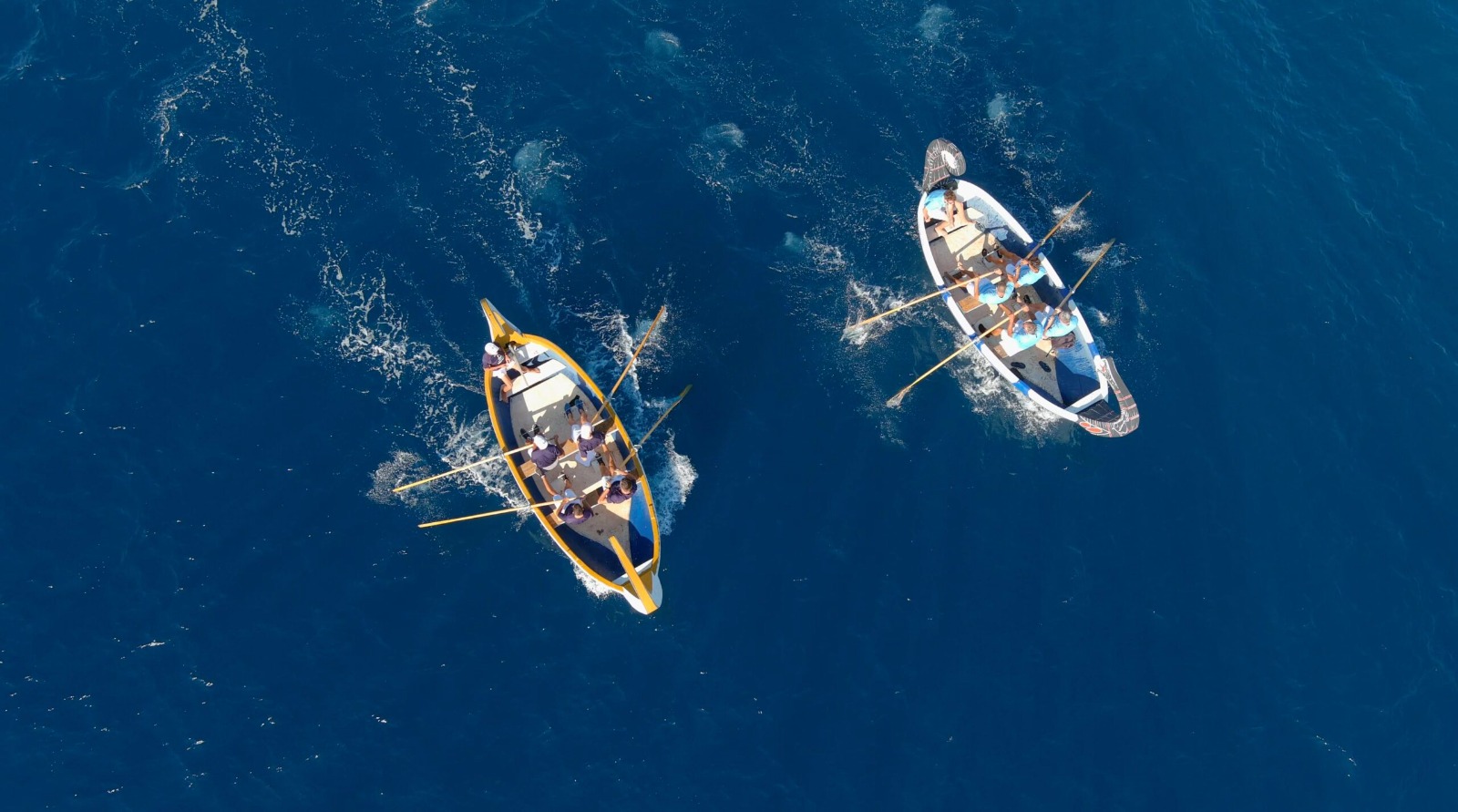 Barche regata del Mediterraneo dall’alto