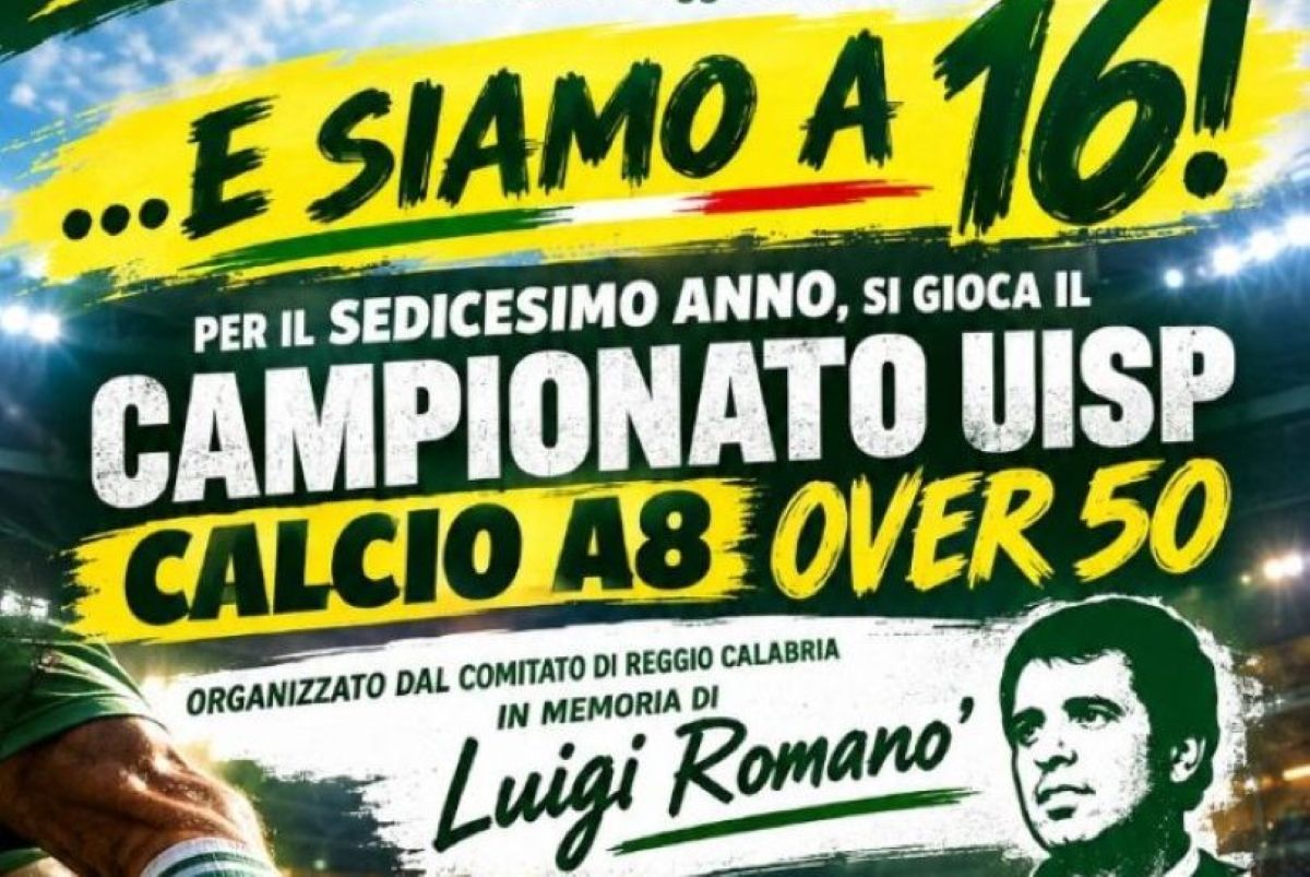 Reggio Calabria, al via il 16° Campionato UISP di calcio a8 over 50