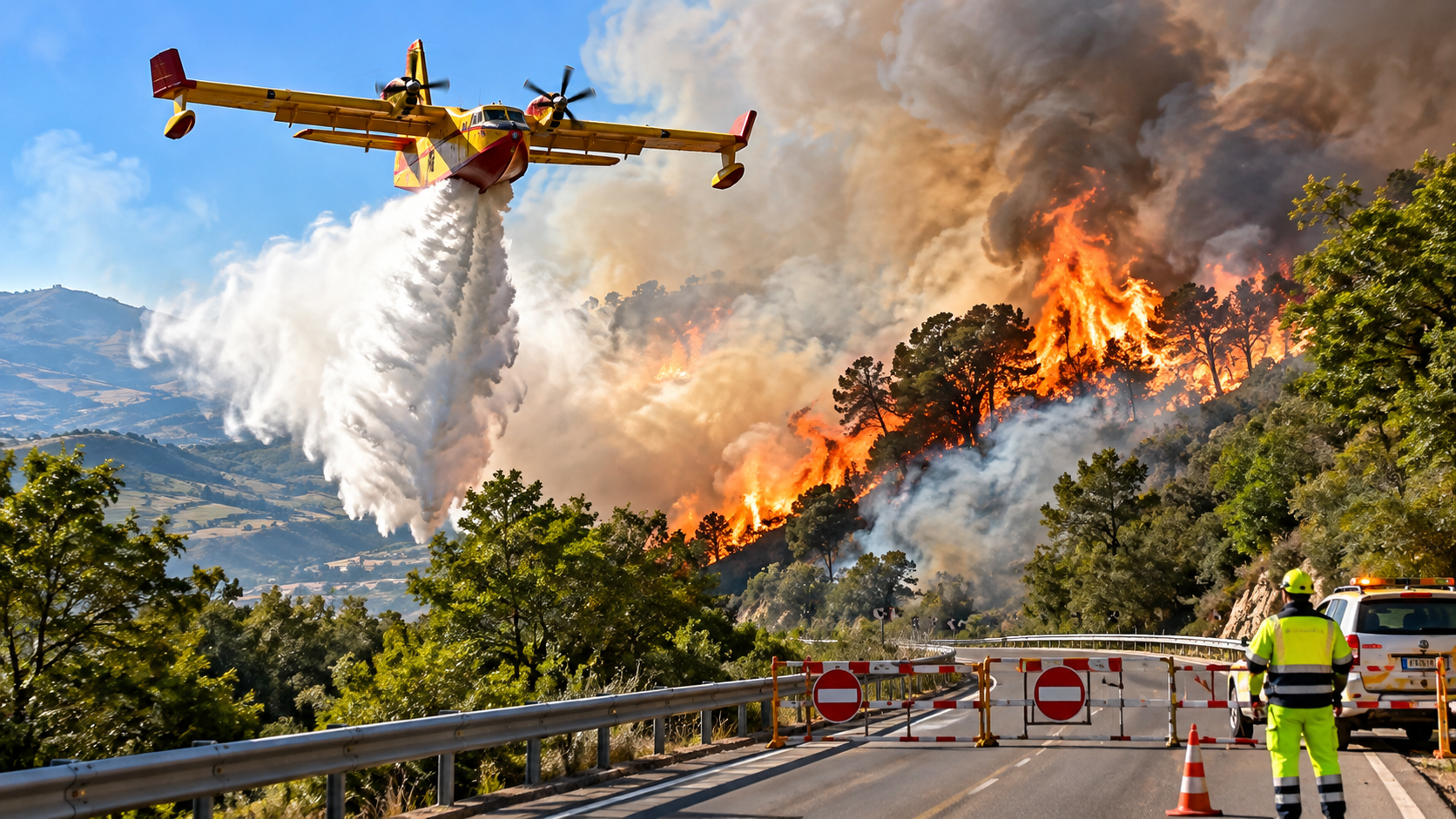 Canadair incendio