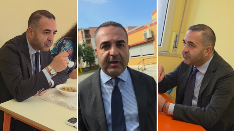 Cibo non eccellente nelle mense scolastiche di Reggio Calabria? Cannizzaro si presenta in una scuola e poi annuncia: “farò controlli a campione” | VIDEO