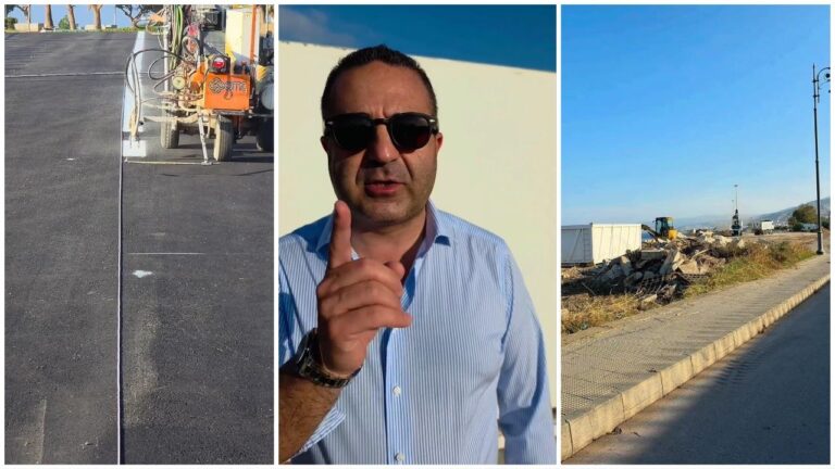 Ponte sul Calopinace, gli ultimi ritocchi prima dell’inaugurazione. E Cannizzaro annuncia una novità sulla colazione | VIDEO