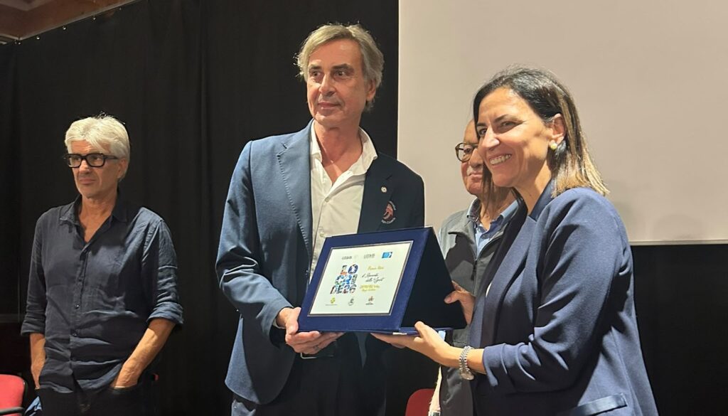 Cesare Pellegrino Domotek Volley premio Unione Stampa Sportiva Italiana