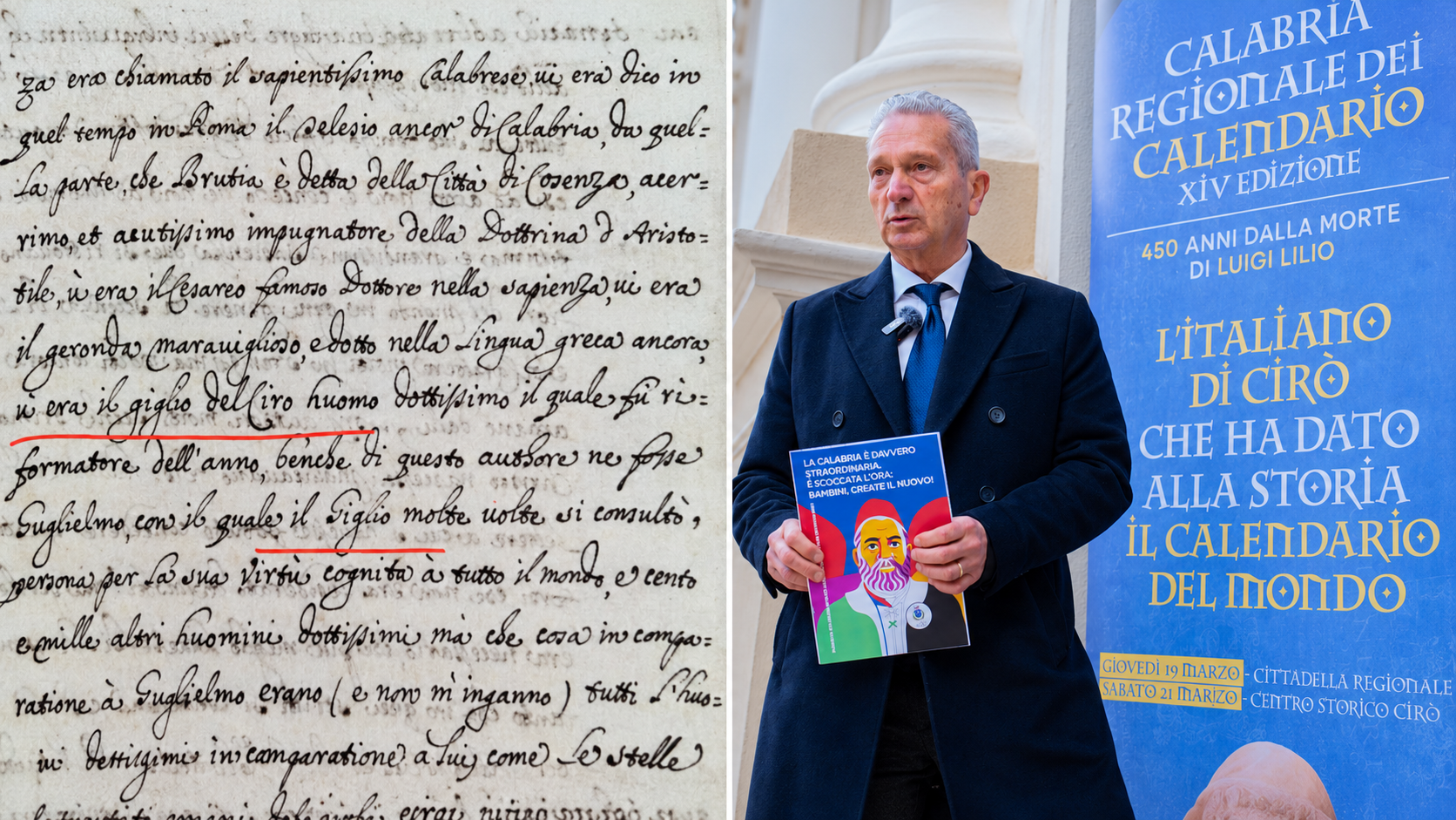 Cirò Luigi Lilio manoscritto