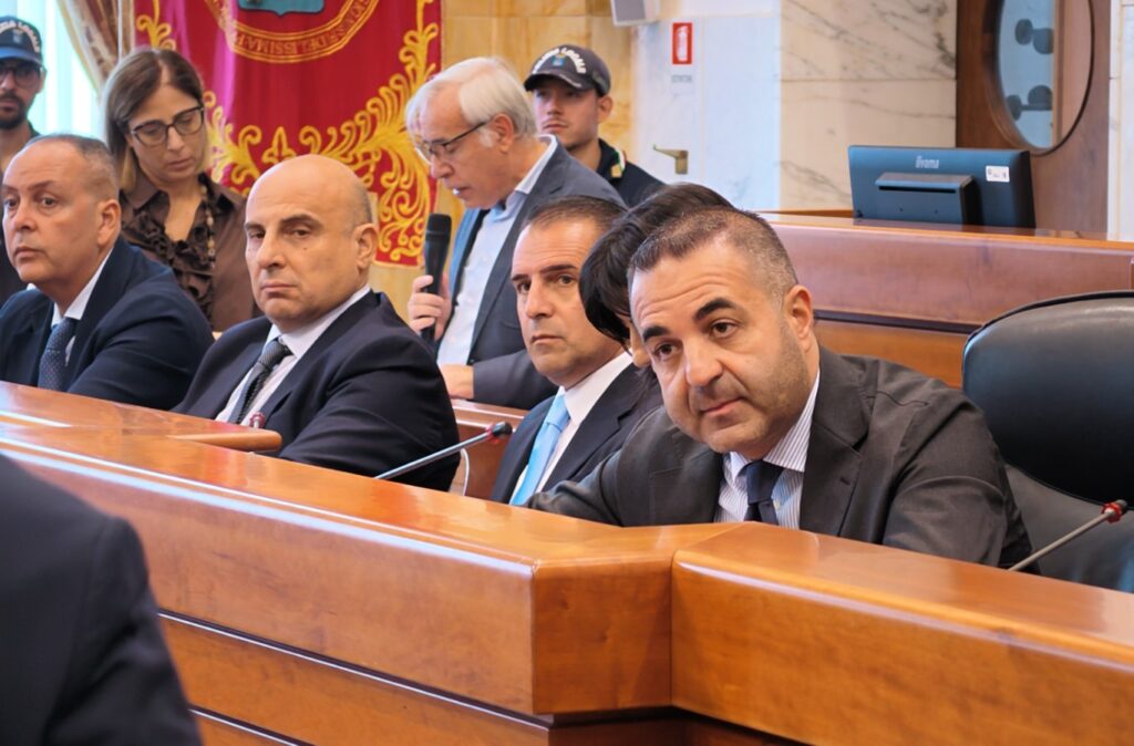Consiglio Comunale Reggio Calabria a Palazzo Alvaro 8 ottobre 2026 Massimo Ripepi Demetrio Marino e Francesco Cannizzaro