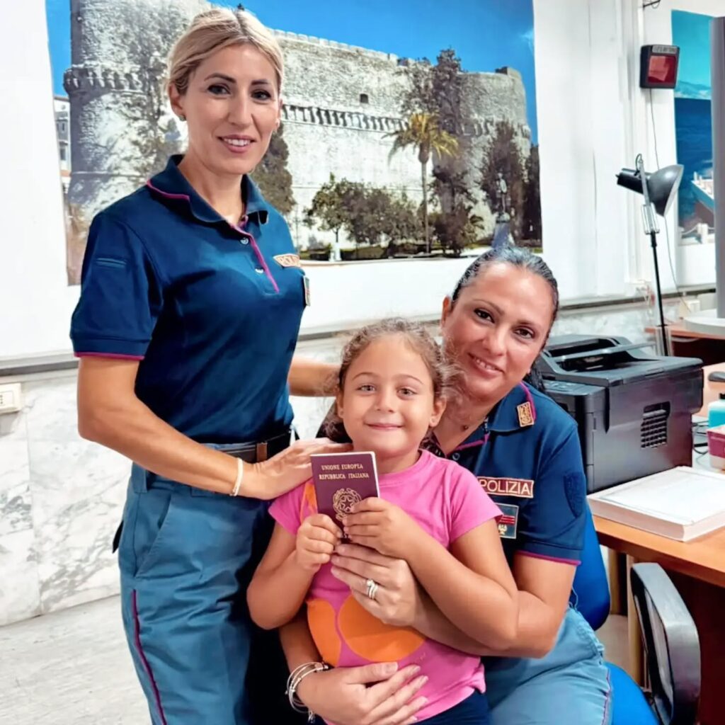 passaporto bimba questura reggio calabria