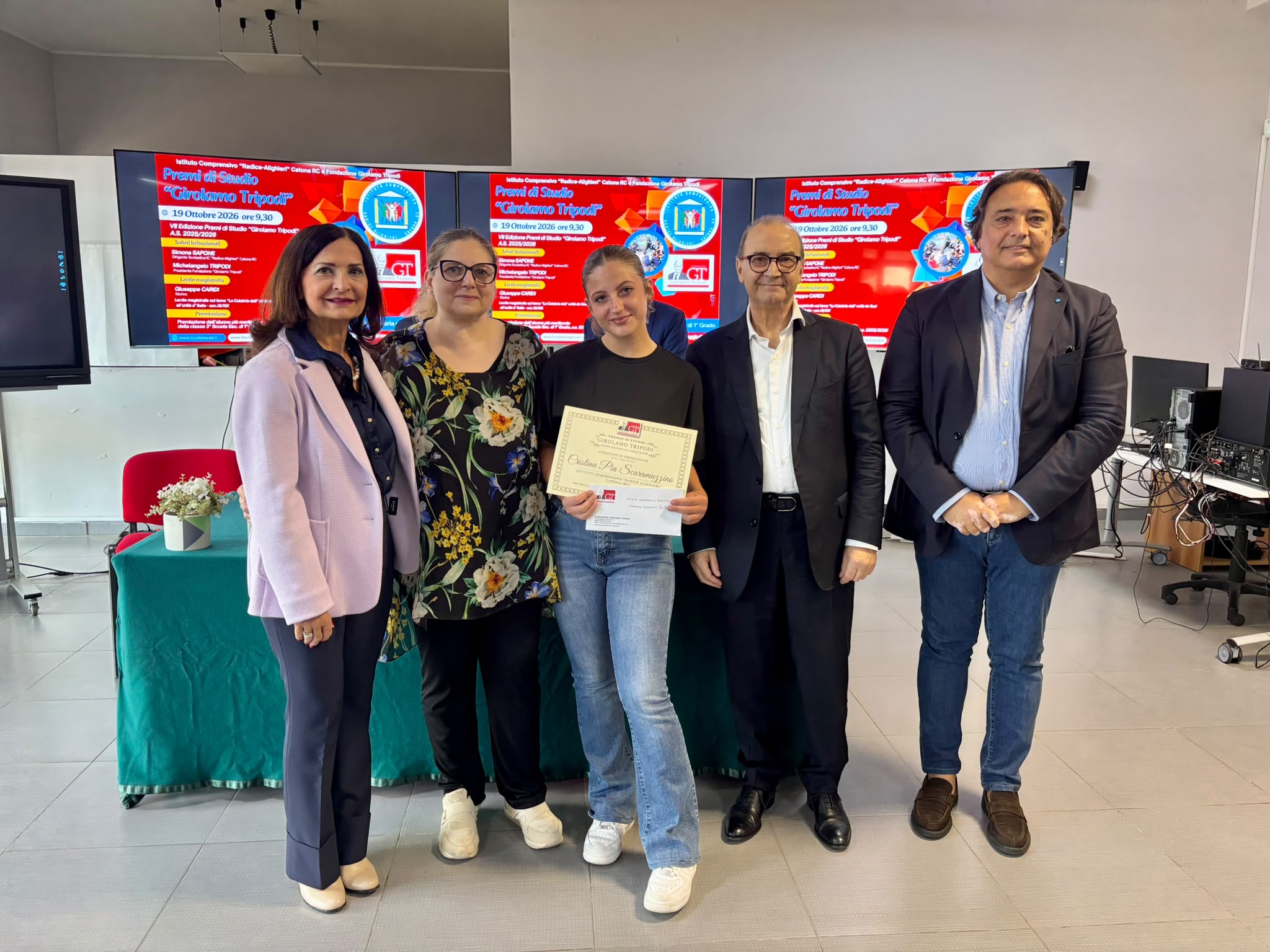 Reggio Calabria: giovane eccellenza reggina premiata, nel ricordo di Girolamo Tr