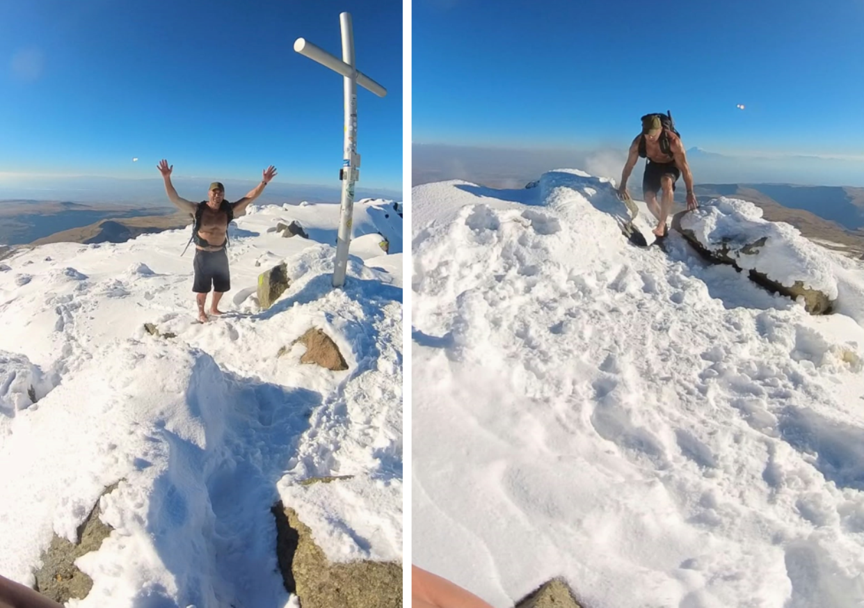 Da Reggio Calabria alla vetta dell’Aragats a 4.007 metri: l’impresa estrema di C